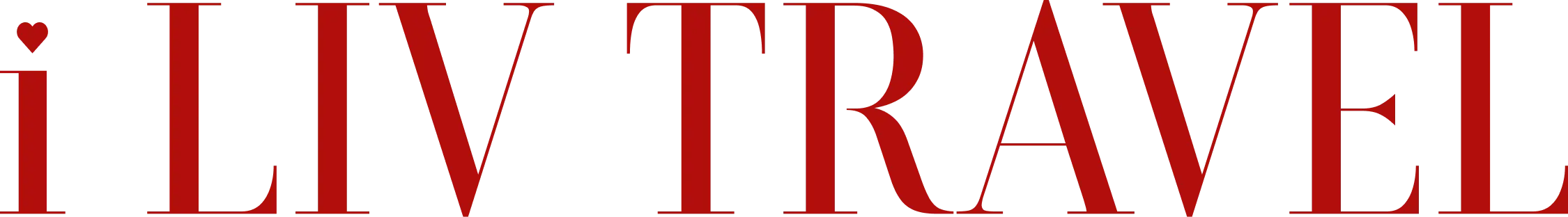 I Liv Travel primary logo in red